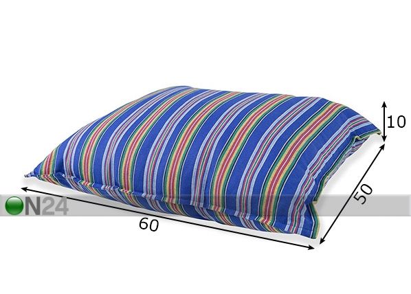 Etno декоративная подушка Viru-Nigula 50x60 cm размеры