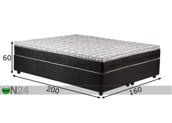 Hea une ABC комплект кровати Jenki A 160x200 cm размеры