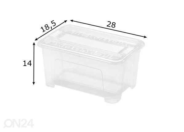Heidrun ящик в гардероб nr.1 (4,5L) размеры