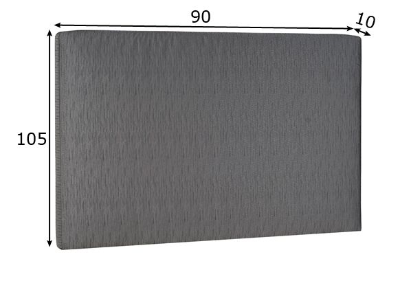 Hypnos изголовье кровати Standard 90x105x10 cm размеры