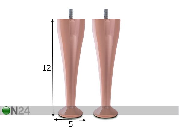 Hypnos ножки для изголовья Champagne 12 cm размеры