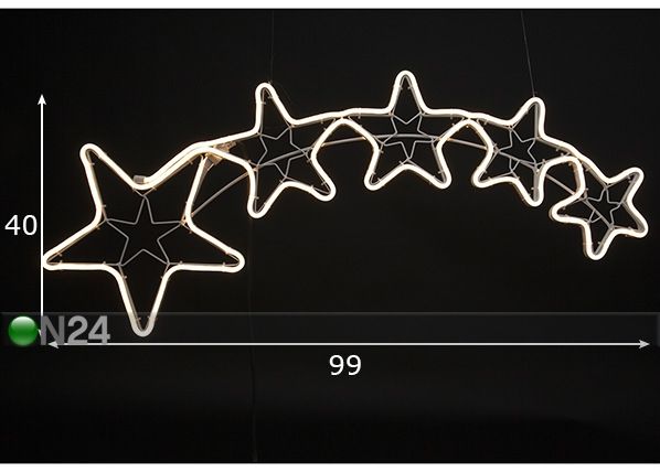 LED звезды Neoled размеры