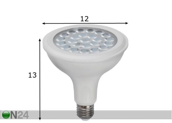 LED лампа для растений размеры