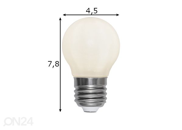LED лампочка E27 3 Вт размеры