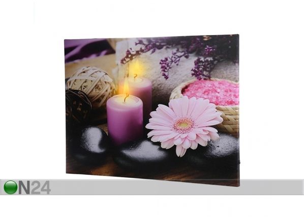 LED настенная картина Gerbera Blossom 50x70 см