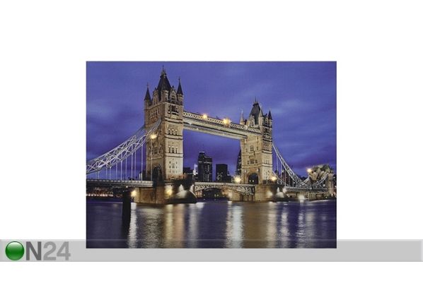 LED настенная картина Tower bridge 40x30 см