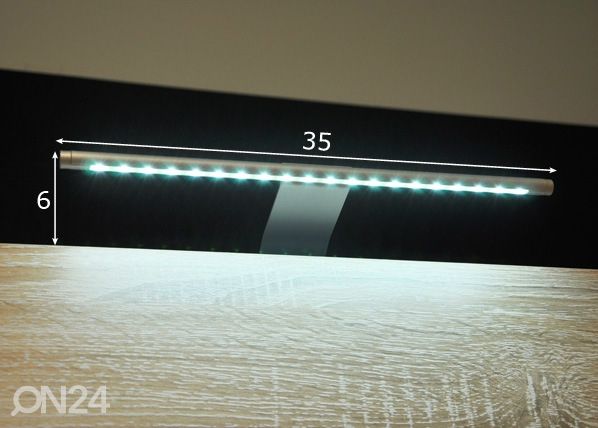 LED-светильники для шкафов Line, 2 шт размеры