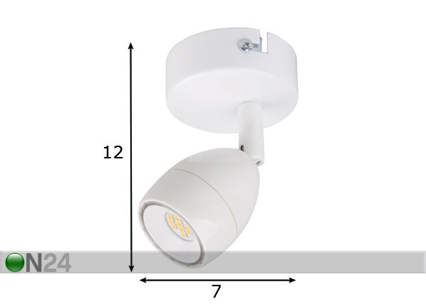 LED светильник Pree размеры