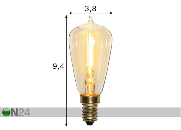 LED электрическая лапмочка E14