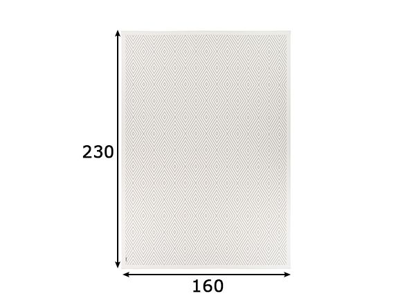 Narma newWeave® шенилловый ковер Kalana white 160x230 cm размеры