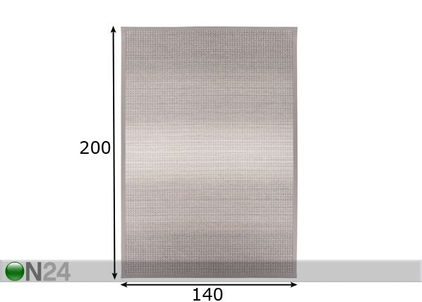 Narma newWeave® шенилловый ковер Moka linen 140x200 cm размеры