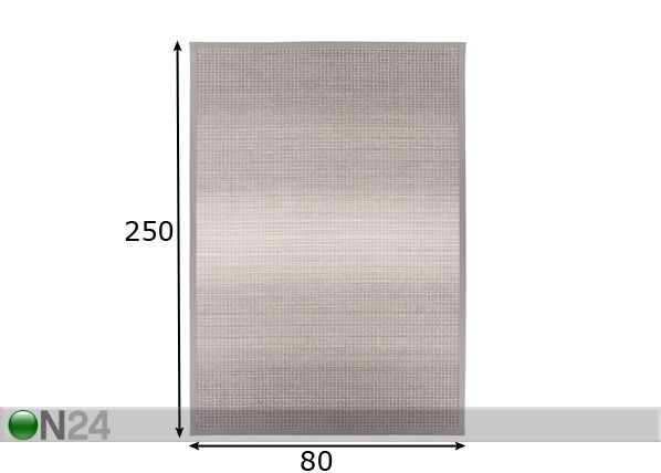 Narma newWeave® шенилловый ковер Moka linen 80x250 cm размеры