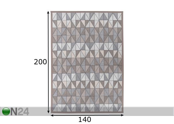 Narma newWeave® шенилловый ковер Treski linen 140x200 cm размеры