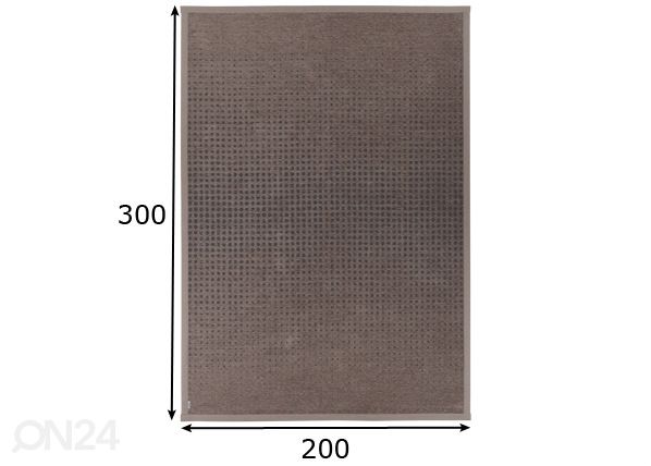 Narma smartWeave® ковер Helme linen 200x300 см размеры