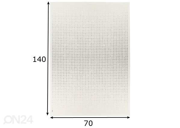 Narma smartWeave® ковер Helme white 70x140 см размеры