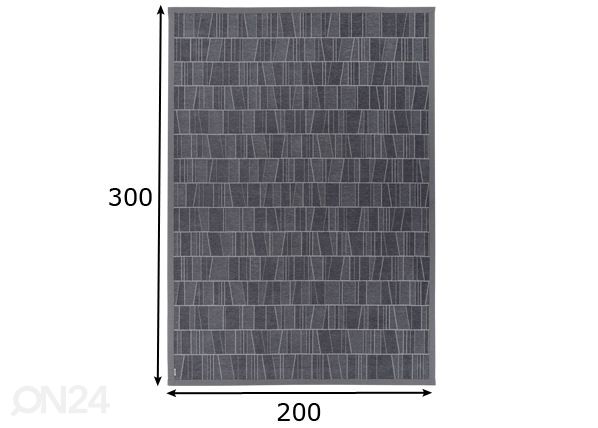 Narma smartWeave® ковер Kursi grey 200x300 см размеры