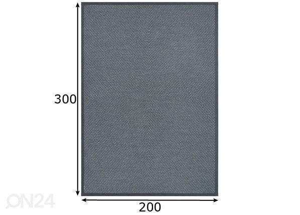 Narma smartWeave® ковер Vivva grey 200x300 см размеры