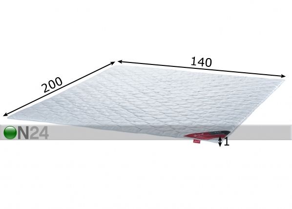 Sleepwell защитное покрытие для матраса TOP Hygienic 140x200 cm размеры
