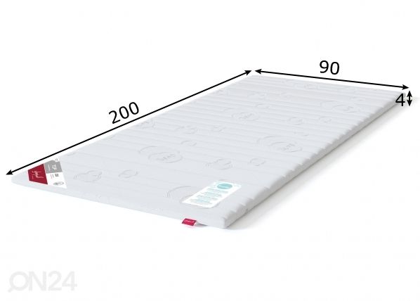 Sleepwell наматрасник TOP Coco 90x200 cm размеры