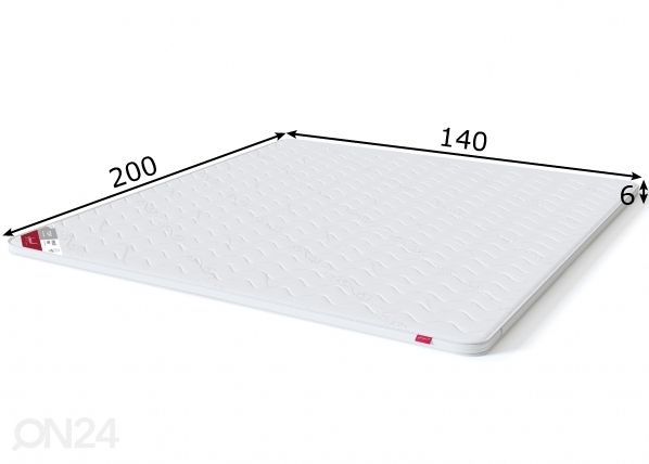 Sleepwell наматрасник TOP Profiled foam 140x200 cm размеры
