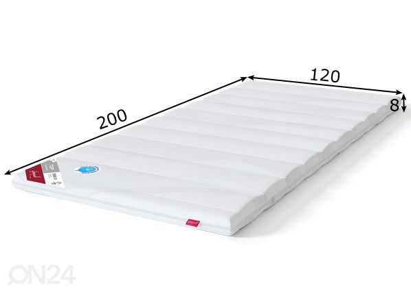 Sleepwell наматрасник TOP Serene Lux 120x200 cm размеры