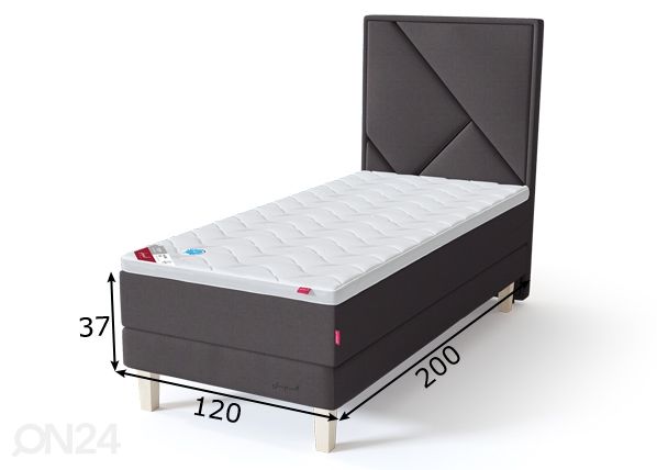 Sleepwell Red континентальная кровать на раме 120x200 cm мягкая размеры