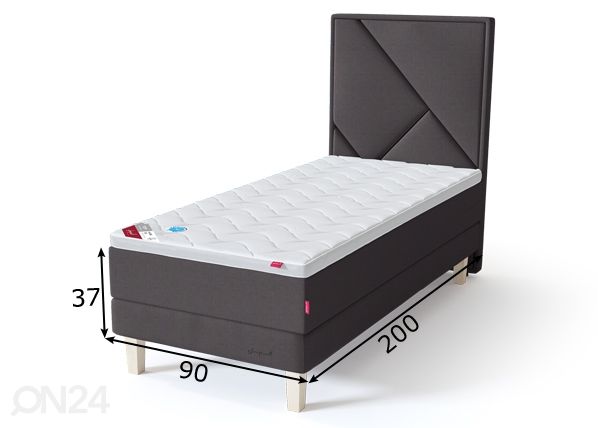 Sleepwell Red континентальная кровать на раме 90x200 cm мягкая размеры