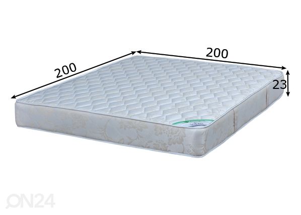 Stroma матрас Ортопедический Экологичный 200x200 cm размеры