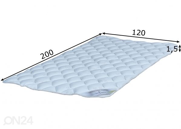 Stroma наматрасник Top Comfort 120x200 cm размеры