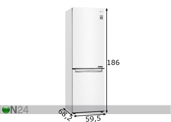Xолодильник LG размеры