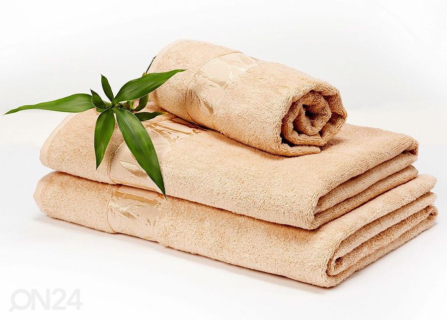 Бамбуковое полотенце бежевое 70x140 cm увеличить