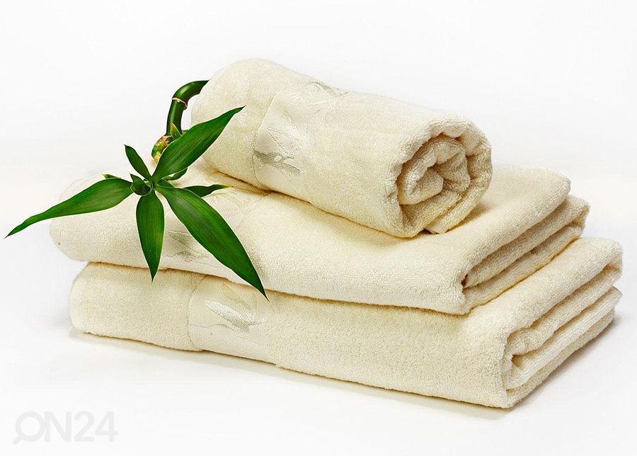 Бамбуковое полотенце, слоновая кость 50x90 cm увеличить
