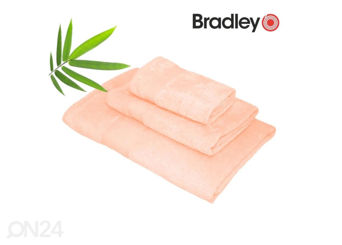 Бамбуковое полотенце 30x50 см, розовое увеличить