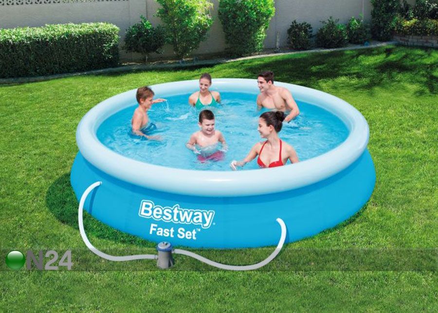 Бассейн Bestway Fast Set 366x76 см с фильтровым насосом увеличить