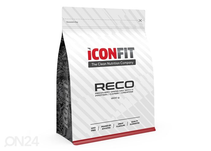 Восстанавливающий напиток RECO 1200 г клубника Iconfit увеличить
