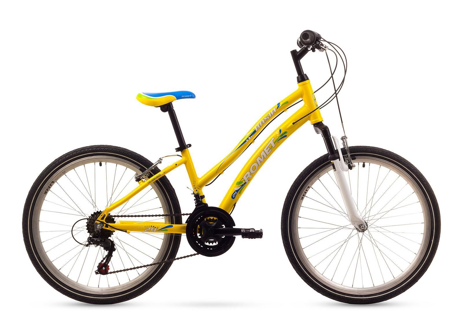 Городской велосипед для девочек 3 S ROMET BASIA 24 желтый увеличить