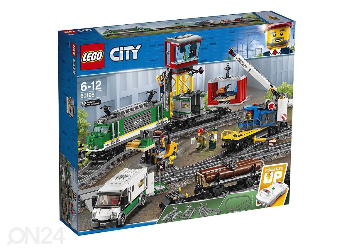 Грузовой поезд LEGO City увеличить
