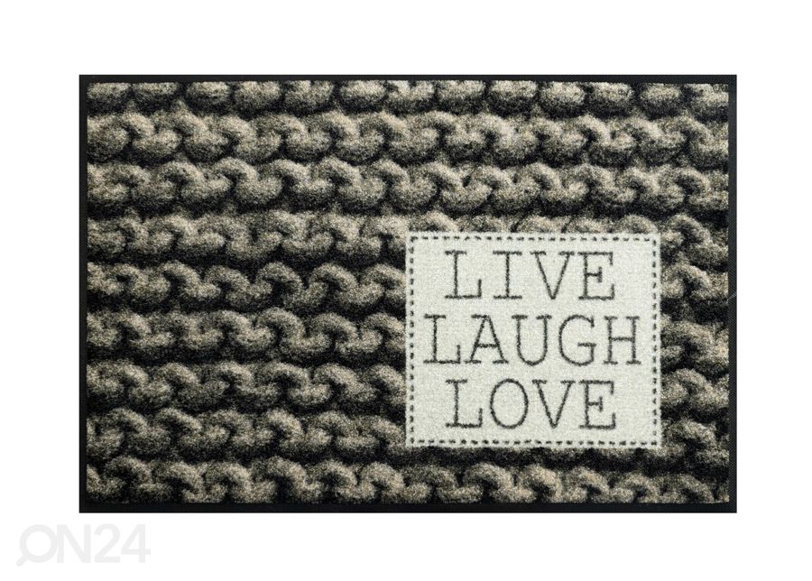 Дверной коврик Live Laugh Love 50x75 см увеличить
