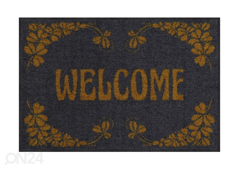 Дверной коврик Welcome Art Deco gold 50x75 см увеличить