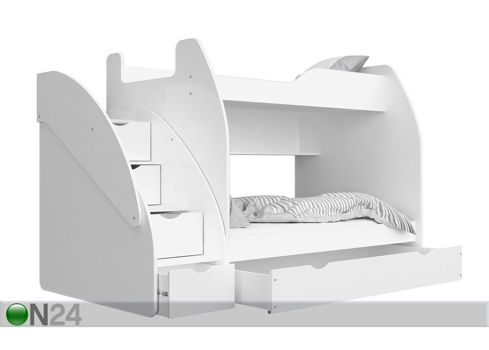 Двухъярусная кровать + матрасы 90/120x200 cm увеличить
