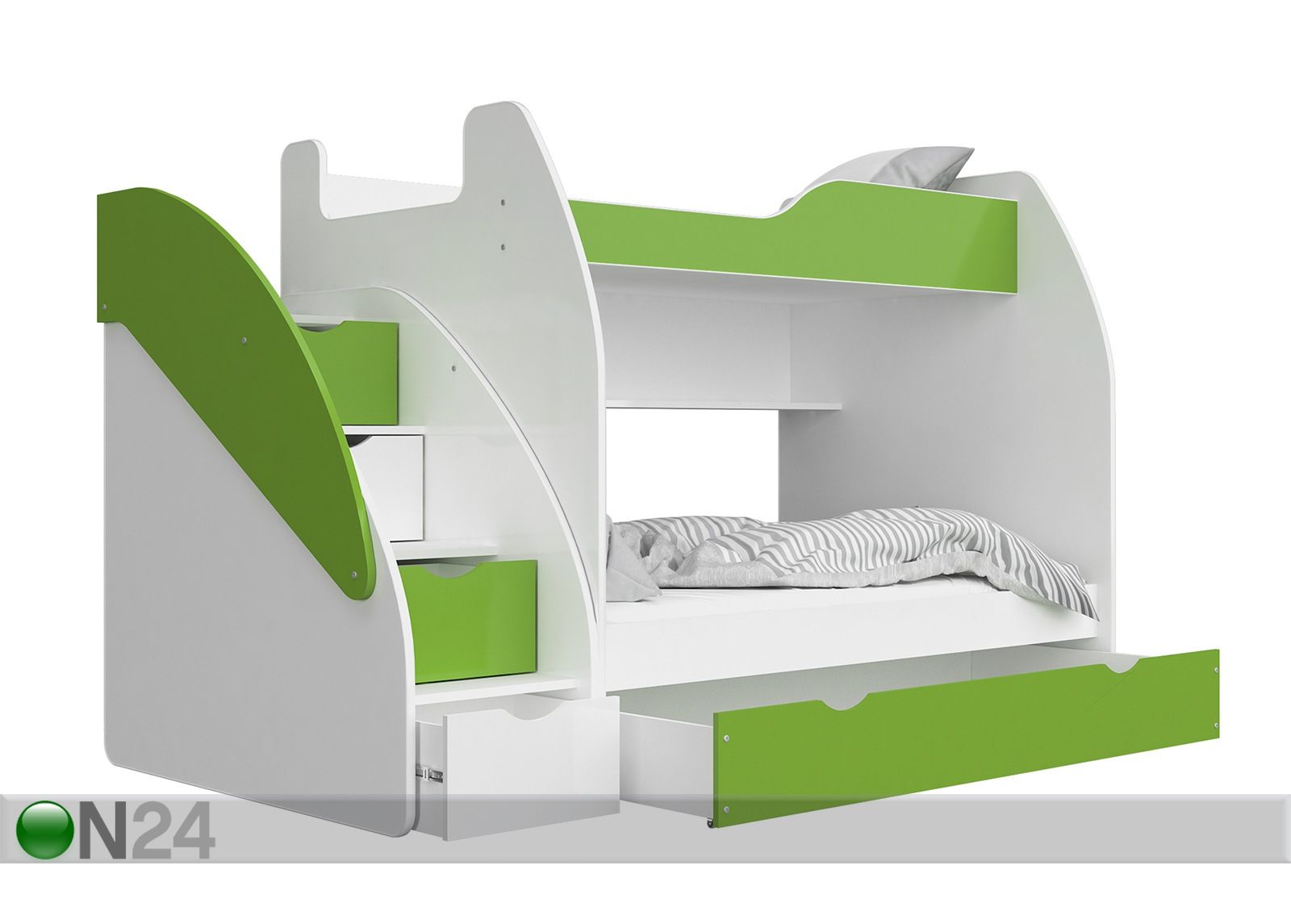 Двухъярусная кровать + матрасы 90/120x200 cm увеличить