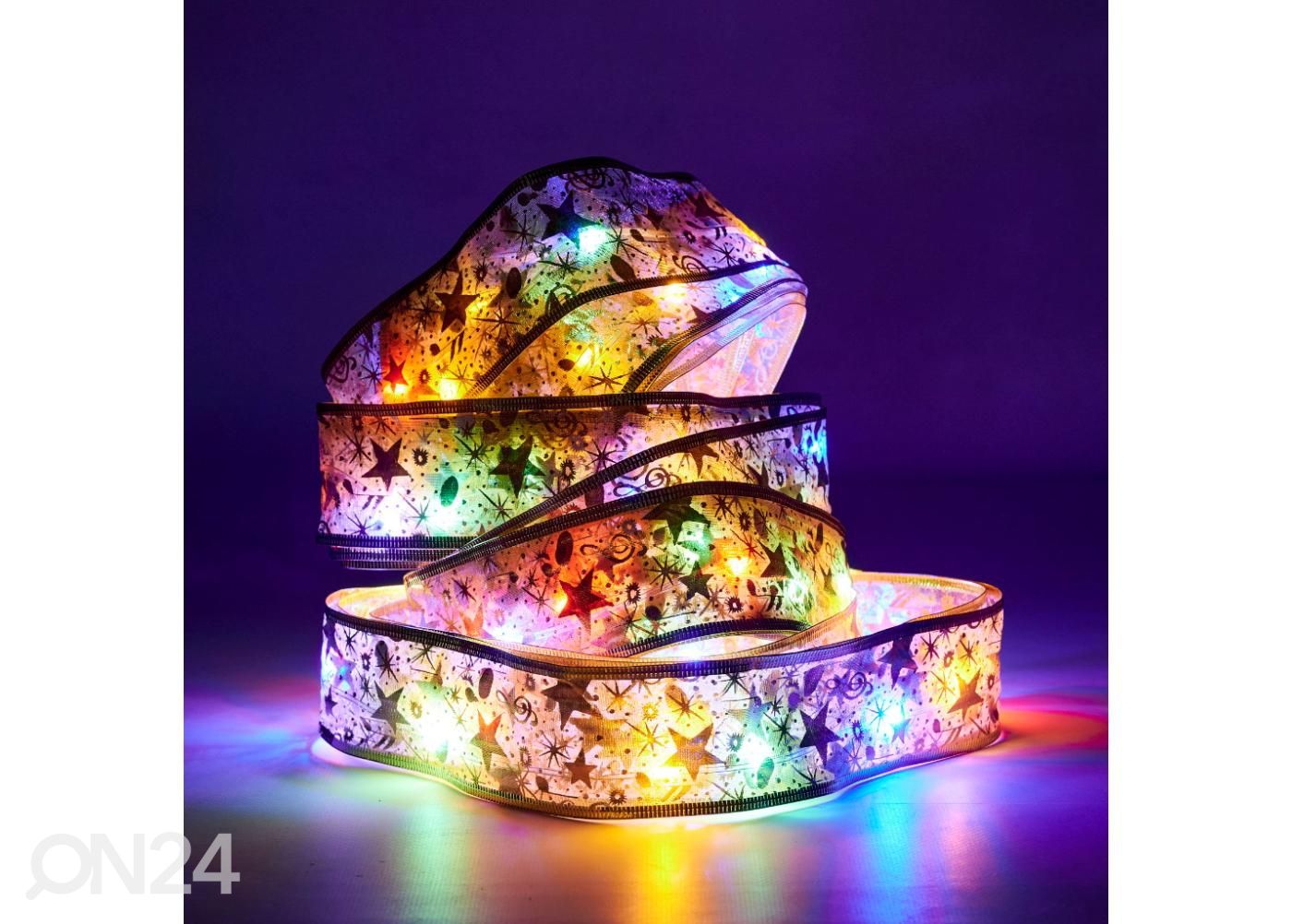 Декоративная лента со 100 светодиодами 10 м разноцветная увеличить