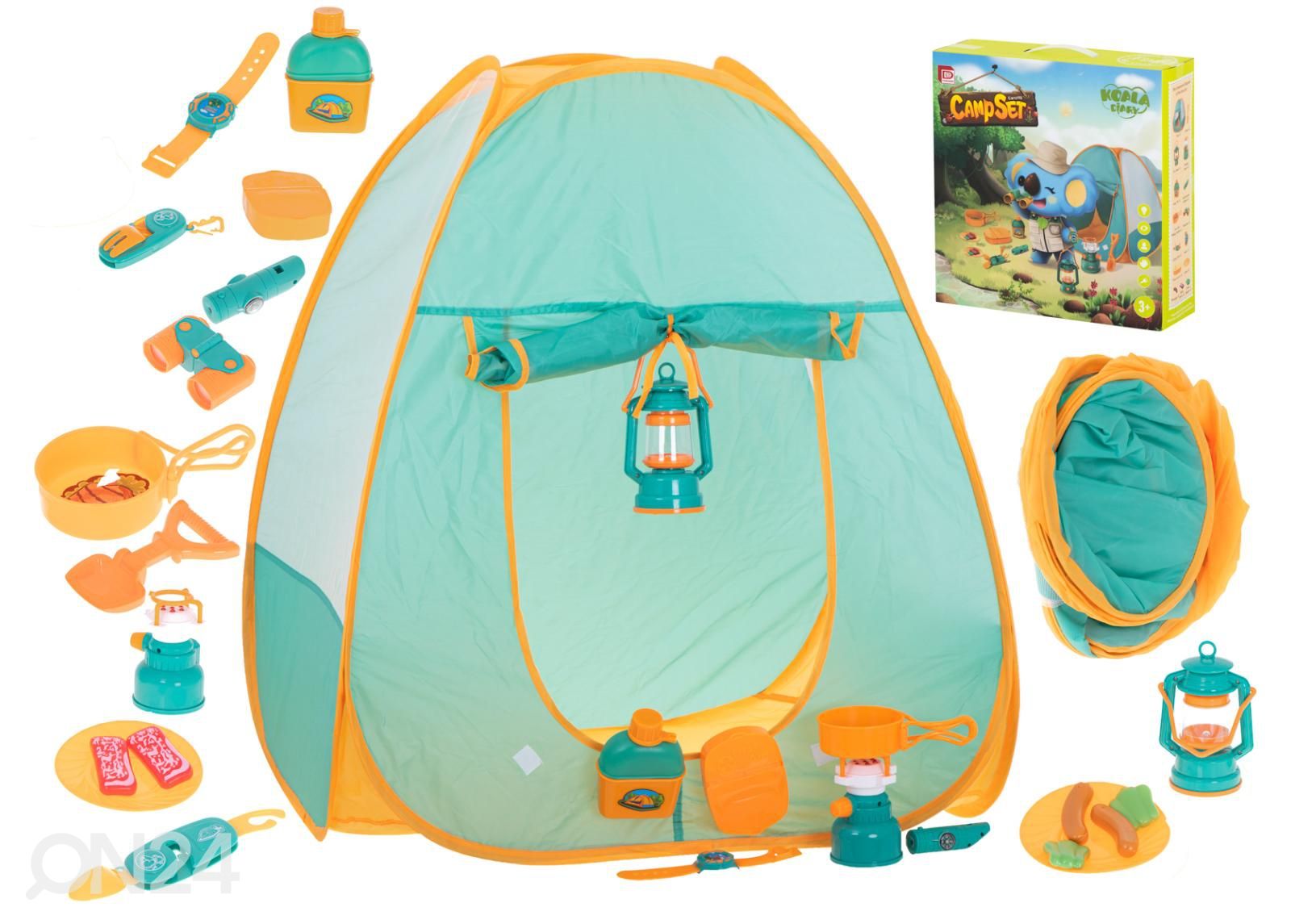 Детская игровая палатка с игрушками увеличить