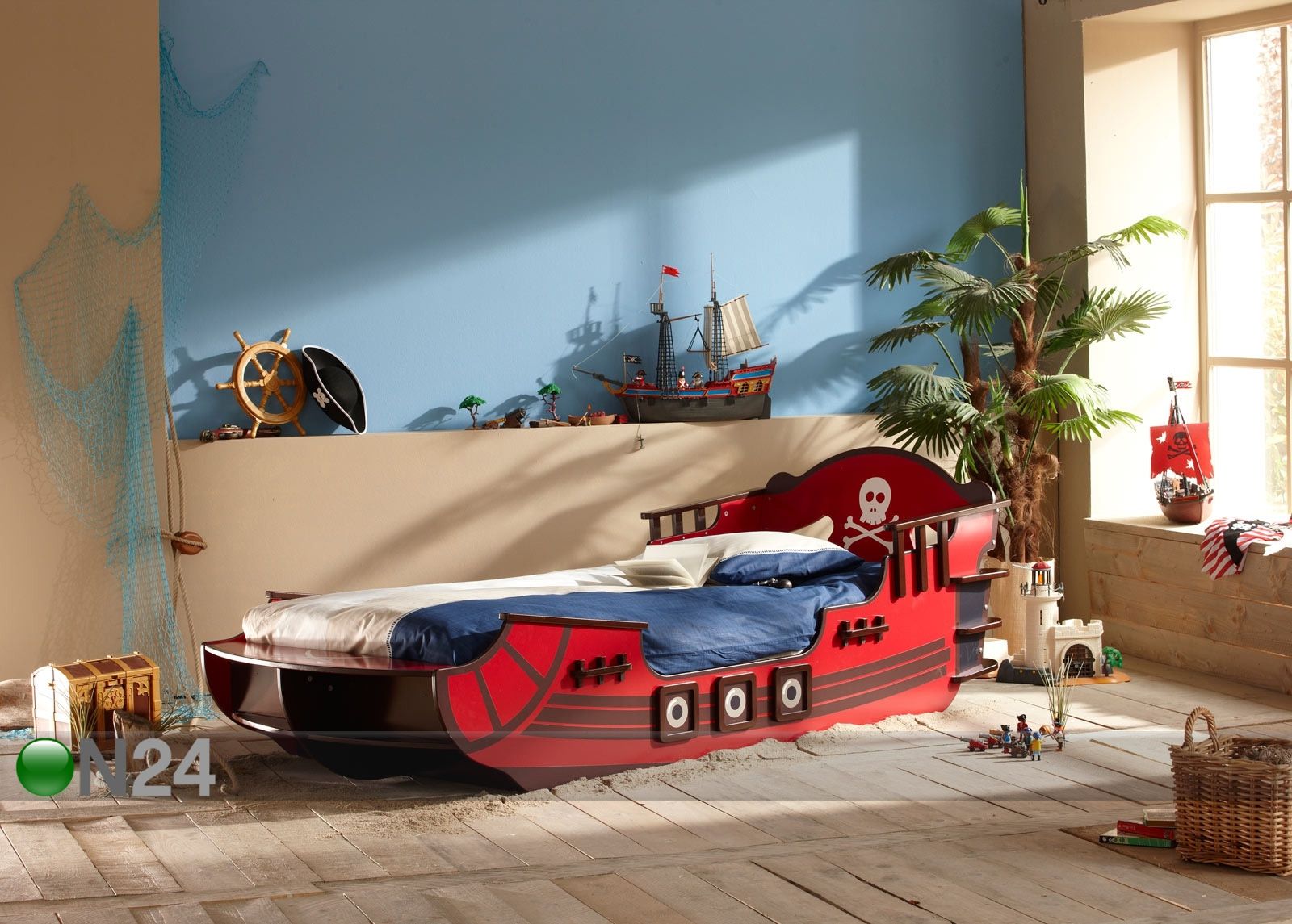 Детская кровать Crazy Shark + матрас Inter Bonnel 90x200 cm увеличить