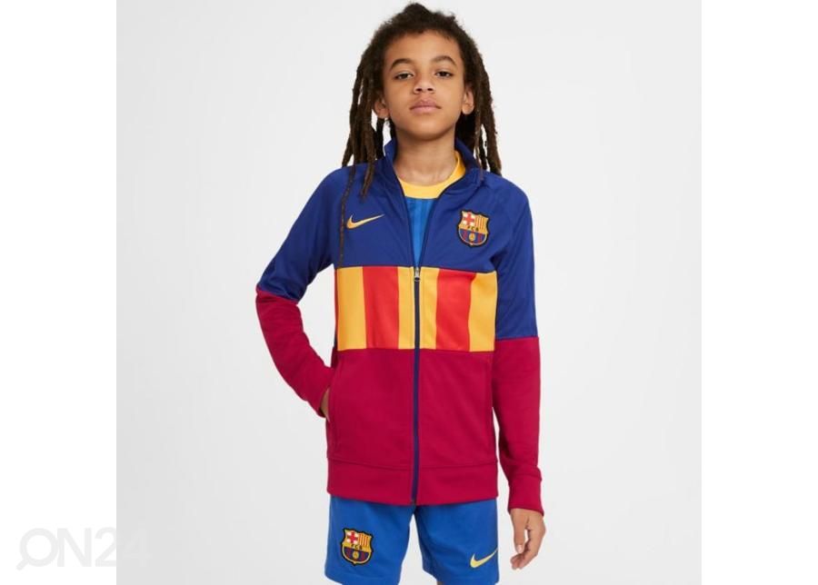 Детская толстовка Nike FC Barcelona Anthem Soccer Jacket увеличить