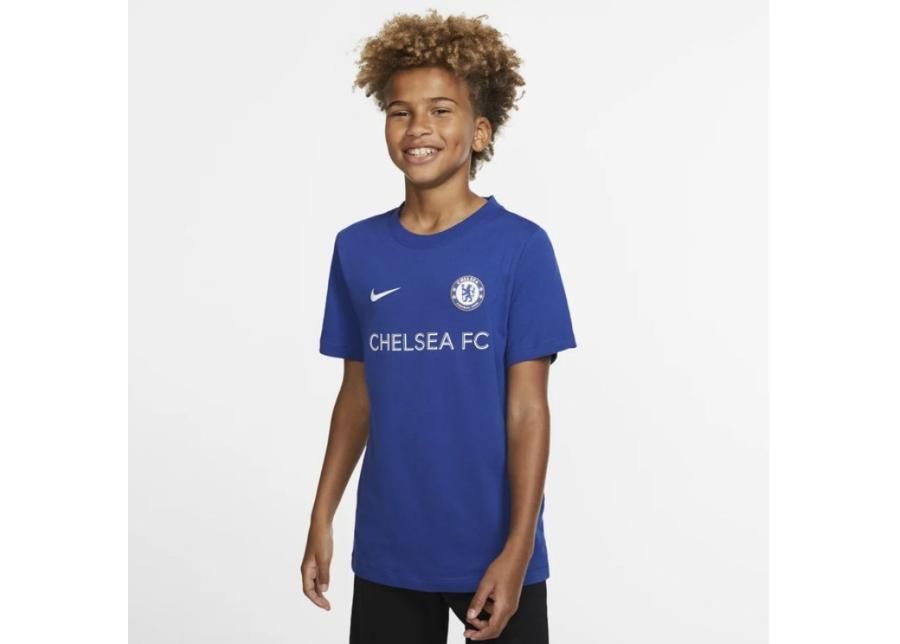 Детская тренировочная футболка Nike Chelsea FC B Tee Core Tee Match Junior BQ0729-495 увеличить