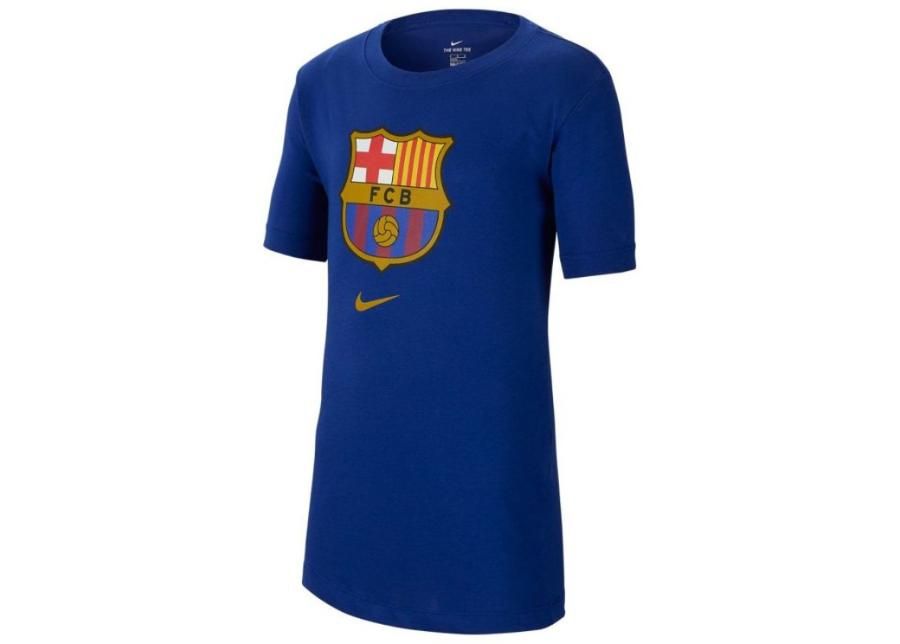Детская футболка Nike FC Barcelona B NK Tee Evergreen Crest Jr CD3199 455 увеличить
