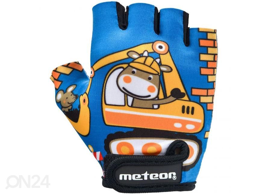 Детские велосипедные перчатки Meteor Teddy Builder Junior увеличить