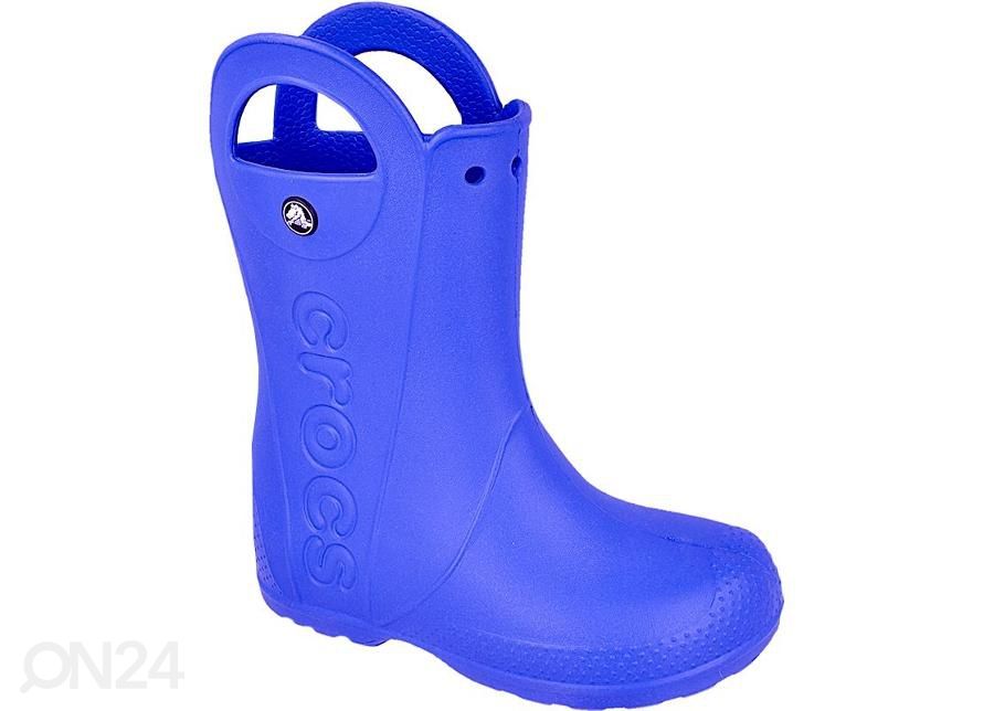 Детские резиновые сапоги Crocs Handle It Kids 12803 фиолетовые увеличить