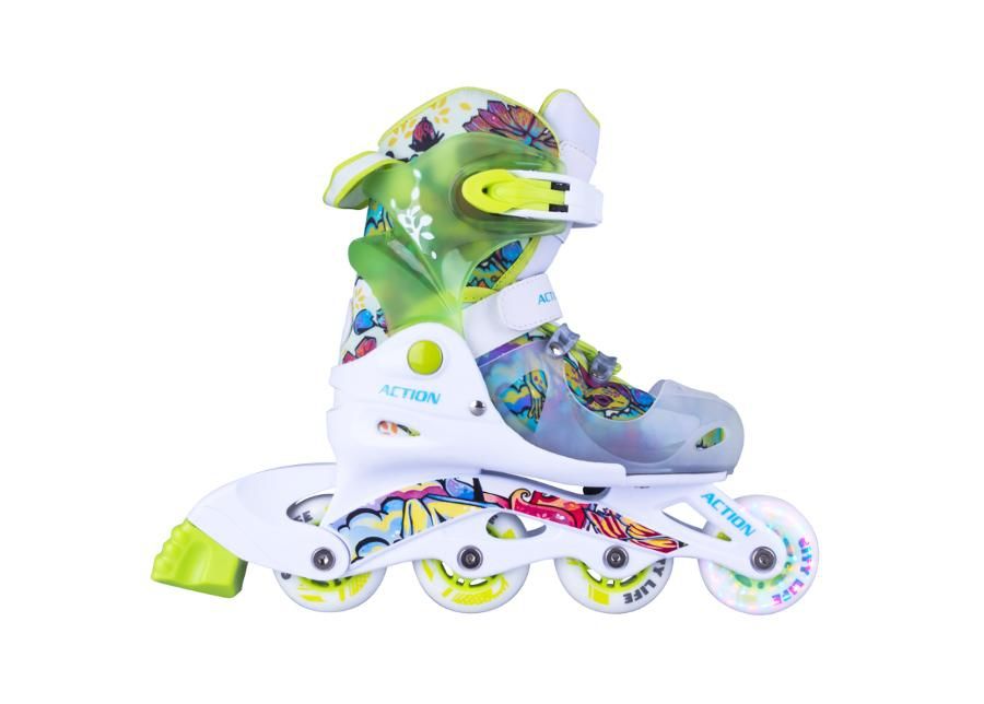 Детские роликовые коньки регулируемые со светящимися колесами Doly Action увеличить